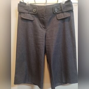 Studio 1940 Crop Pant, Dark Blue Denim, 6